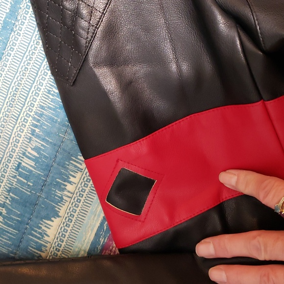 Harley Quinn faux leather jacket L - Picture 9 of 15